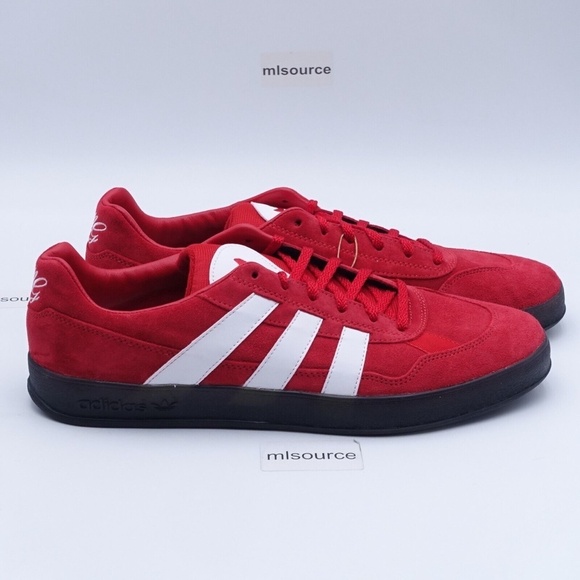 NEW adidas Originals Men's Gonz Aloha Skate Shoes GY6896 Scarlet/White Sizes 4.5 - Picture 2 of 16